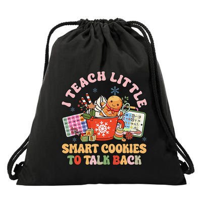 I Teach Little Smart Cookies To Talk Back Speech Therapy Drawstring Bag