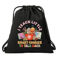 I Teach Little Smart Cookies To Talk Back Speech Therapy Drawstring Bag