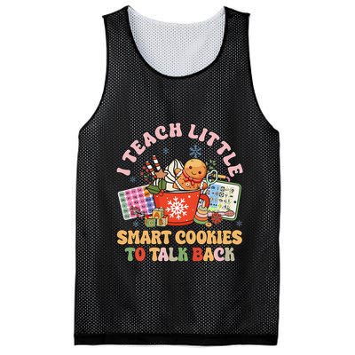 I Teach Little Smart Cookies To Talk Back Speech Therapy Mesh Reversible Basketball Jersey Tank