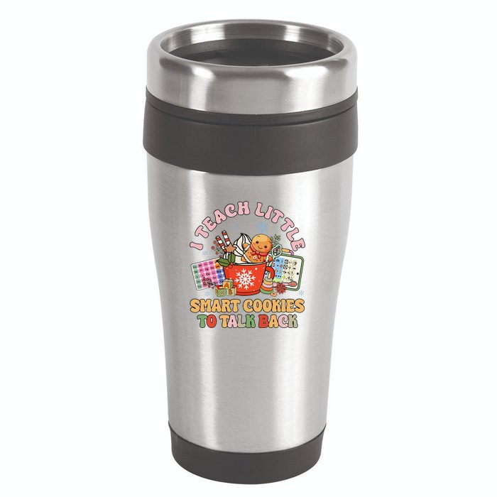 I Teach Little Smart Cookies To Talk Back Speech Therapy 16oz Travel Tumbler