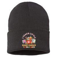 I Teach Little Smart Cookies To Talk Back Speech Therapy Sustainable Knit Beanie