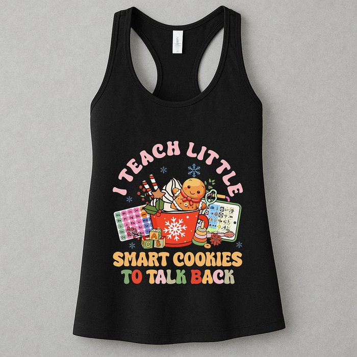 I Teach Little Smart Cookies To Talk Back Speech Therapy Womens Tank Top
