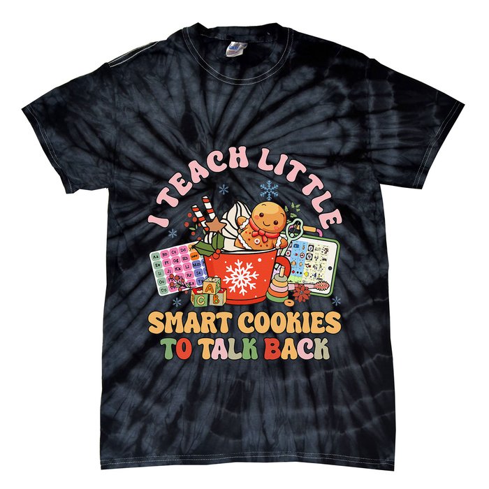 I Teach Little Smart Cookies To Talk Back Speech Therapy Tie-Dye T-Shirt