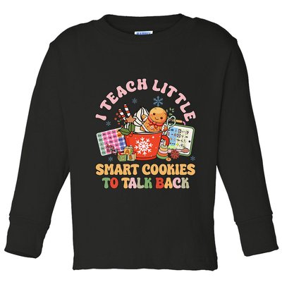 I Teach Little Smart Cookies To Talk Back Speech Therapy Toddler Long Sleeve Shirt
