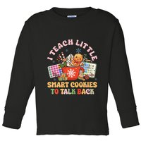 I Teach Little Smart Cookies To Talk Back Speech Therapy Toddler Long Sleeve Shirt