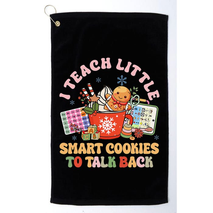 I Teach Little Smart Cookies To Talk Back Speech Therapy Golf Towel