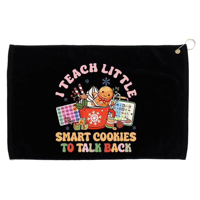 I Teach Little Smart Cookies To Talk Back Speech Therapy Grommeted Golf Towel