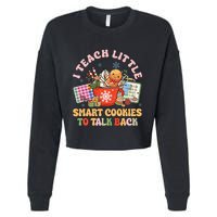 I Teach Little Smart Cookies To Talk Back Speech Therapy Cropped Pullover Crew