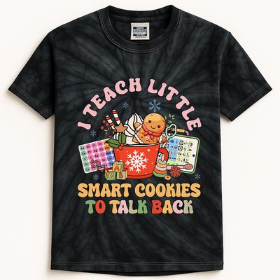 I Teach Little Smart Cookies To Talk Back Speech Therapy Kids Tie-Dye T-Shirt