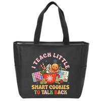 I Teach Little Smart Cookies To Talk Back Speech Therapy Zip Tote Bag