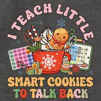 I Teach Little Smart Cookies To Talk Back Speech Therapy Vector Backpack