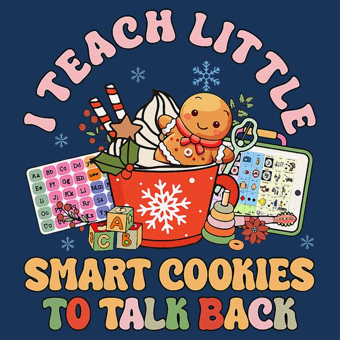 I Teach Little Smart Cookies To Talk Back Speech Therapy Infant Baby Jersey Bodysuit