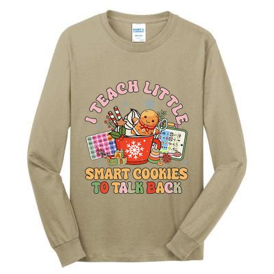 I Teach Little Smart Cookies To Talk Back Speech Therapy Tall Long Sleeve T-Shirt