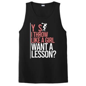 I Throw Like A Girl Discus Throwing Track And Field Discus PosiCharge Competitor Tank