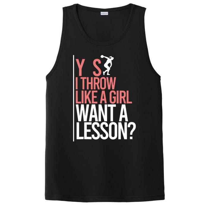 I Throw Like A Girl Discus Throwing Track And Field Discus PosiCharge Competitor Tank