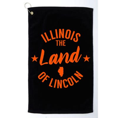 Illinois The Land Of Lincoln Golf Towel