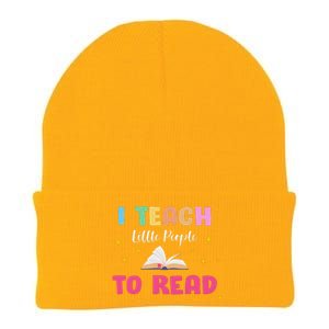 I Teach Little People To Read Knit Cap Winter Beanie