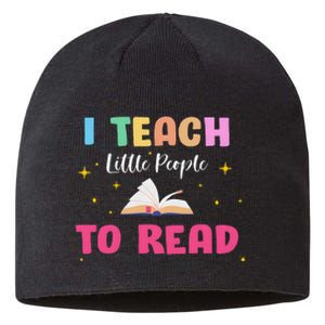 I Teach Little People To Read Sustainable Beanie