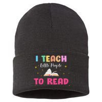 I Teach Little People To Read Sustainable Knit Beanie