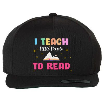 I Teach Little People To Read Wool Snapback Cap