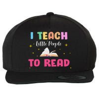 I Teach Little People To Read Wool Snapback Cap