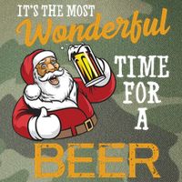 It's The Most Wonderful Time For A Beer Funny Santa Christmas Legacy Tie Dye Trucker Hat