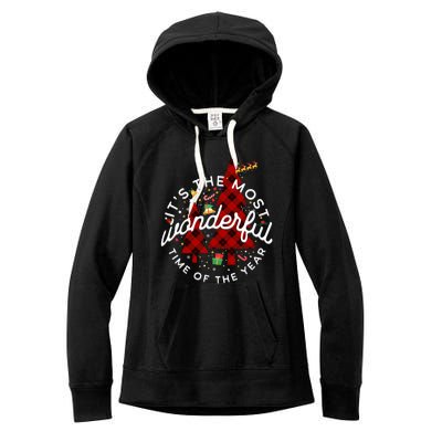 ItS The Most Wonderful Time Of The Year Christmas Gift Women's Fleece Hoodie