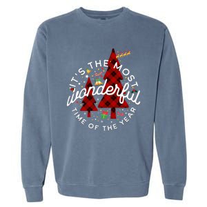 ItS The Most Wonderful Time Of The Year Christmas Gift Garment-Dyed Sweatshirt