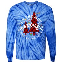 ItS The Most Wonderful Time Of The Year Christmas Gift Tie-Dye Long Sleeve Shirt