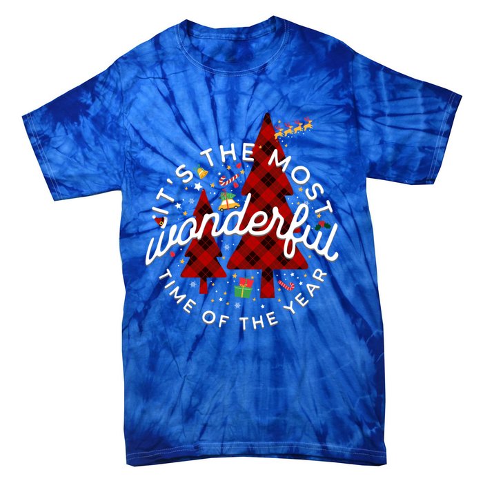 ItS The Most Wonderful Time Of The Year Christmas Gift Tie-Dye T-Shirt