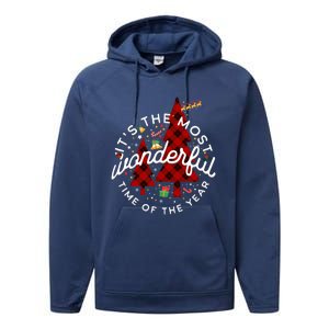 ItS The Most Wonderful Time Of The Year Christmas Gift Performance Fleece Hoodie