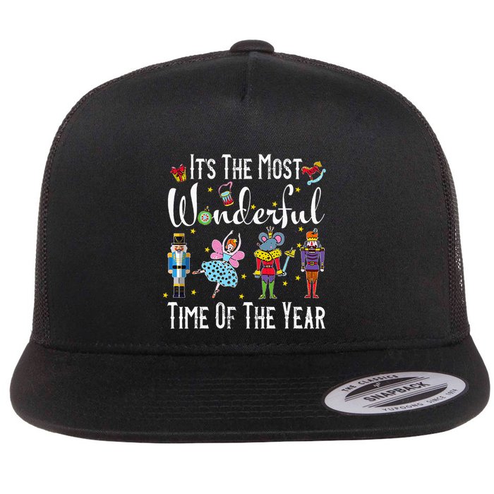 ItS The Most Wonderful Time Of The Year Nutcracker Squad Flat Bill Trucker Hat
