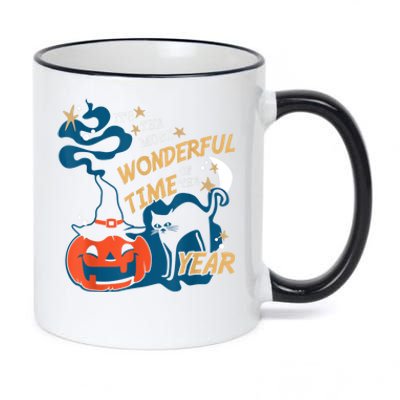 It's The Most Wonderful Time Of The Year Halloween 11oz Black Color Changing Mug