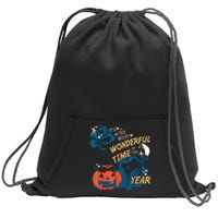 It's The Most Wonderful Time Of The Year Halloween Sweatshirt Cinch Pack Bag