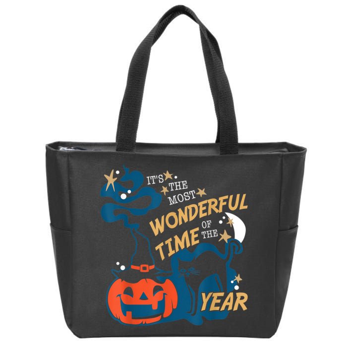 It's The Most Wonderful Time Of The Year Halloween Zip Tote Bag