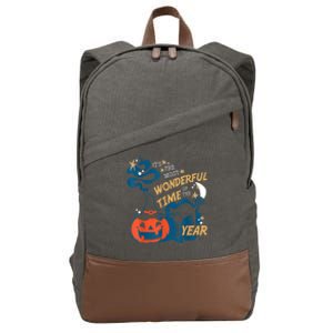 It's The Most Wonderful Time Of The Year Halloween Cotton Canvas Backpack