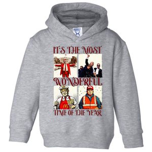 ItS The Most Wonderful Time Of The Year Trump Christmas Toddler Hoodie