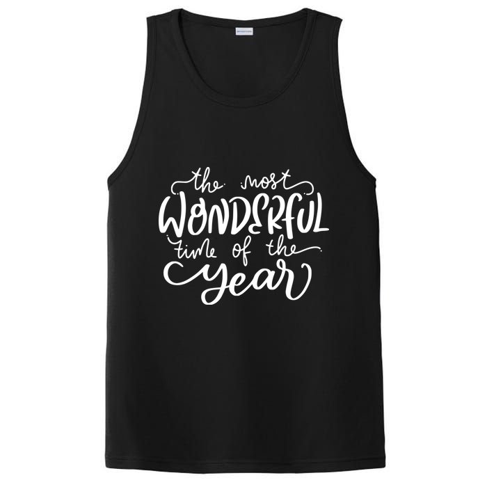 It's The Most Wonderful Time Of The Year Christmas Holiday PosiCharge Competitor Tank
