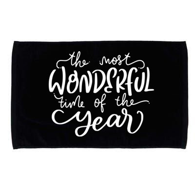 It's The Most Wonderful Time Of The Year Christmas Holiday Microfiber Hand Towel
