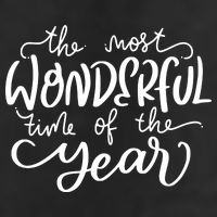 It's The Most Wonderful Time Of The Year Christmas Holiday Microfiber Hand Towel