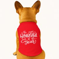 It's The Most Wonderful Time Of The Year Christmas Holiday Doggie Tank