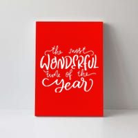 It's The Most Wonderful Time Of The Year Christmas Holiday Canvas