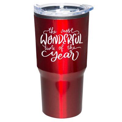 It's The Most Wonderful Time Of The Year Christmas Holiday Tumbler