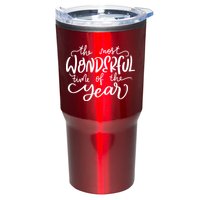 It's The Most Wonderful Time Of The Year Christmas Holiday Tumbler