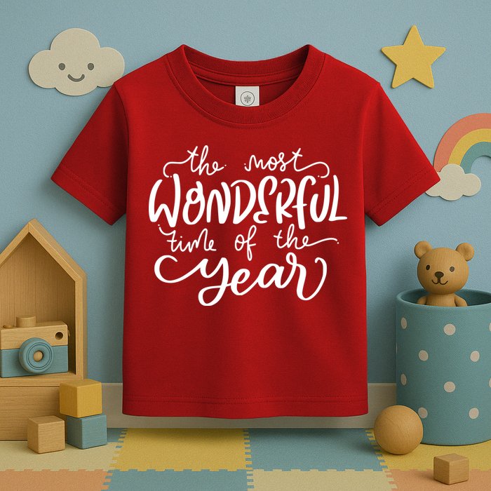 It's The Most Wonderful Time Of The Year Christmas Holiday Toddler T-Shirt