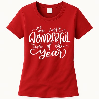 It's The Most Wonderful Time Of The Year Christmas Holiday Womens T-Shirt