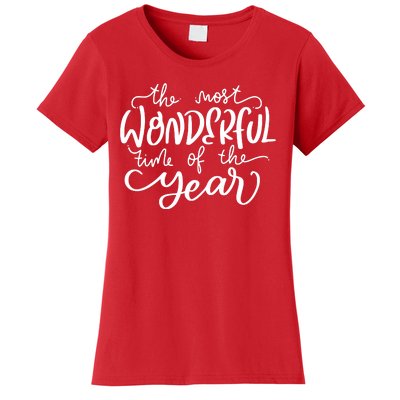 It's The Most Wonderful Time Of The Year Christmas Holiday Women's T-Shirt