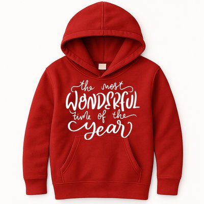 It's The Most Wonderful Time Of The Year Christmas Holiday Kids Hoodie