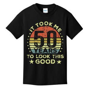 It Took Me 50 Years To Look This Good 50th Birthday Kids T-Shirt