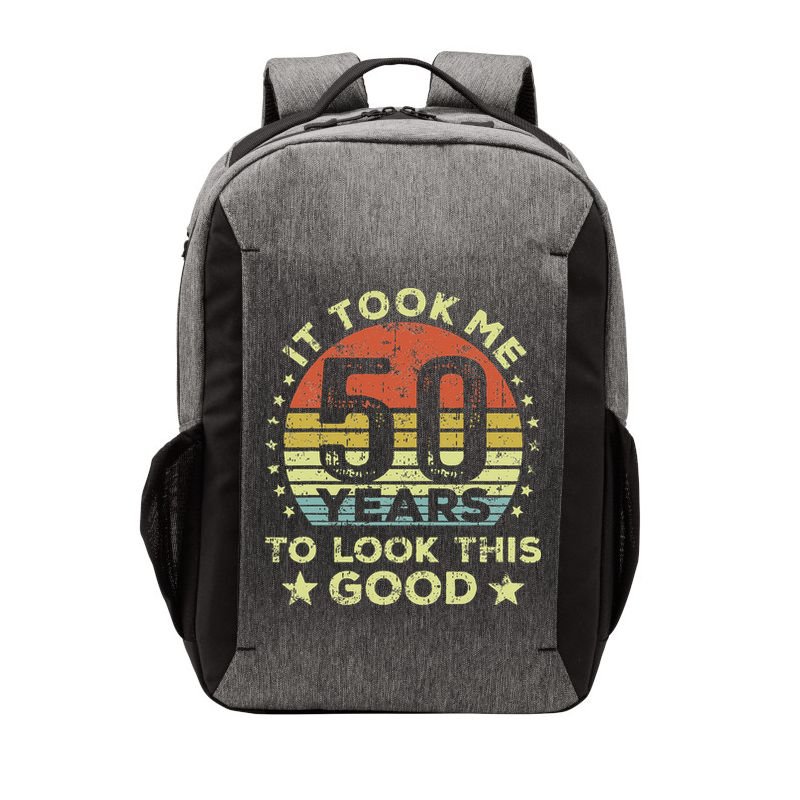 It Took Me 50 Years To Look This Good 50th Birthday Vector Backpack